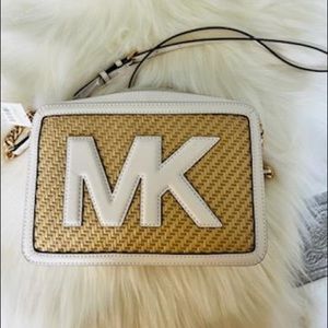 MICHAEL KORS STRAW PYTHON CAPSULE